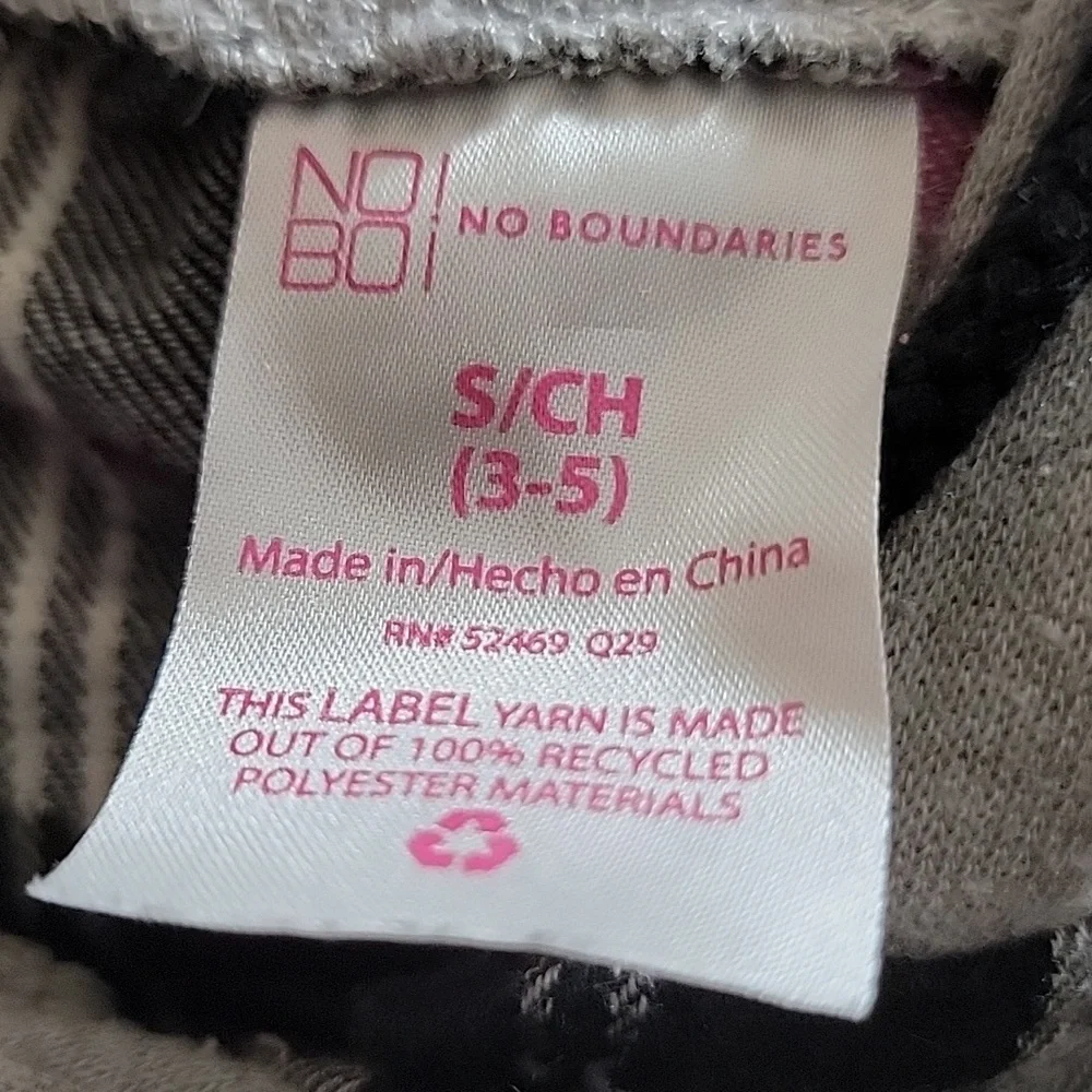 EUC Black and white hooded plaid snap up shirt - Picture 6 of 6